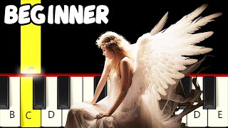 O Holy Night – Christmas - Very Easy & Slow Piano Tutorial (Melody Only) - Beginner