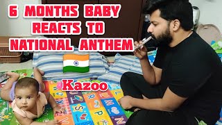 Ayaan Reacting to National Anthem | Kazoo | Ayaan