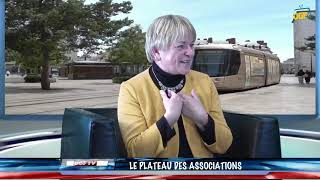 UGF TV  REÇOIT Brigitte CHARBONNEAU, Présidente de l'association  Laetienne