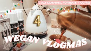 A Cozy Morning & Real Talk About Our Insecurities | VLOGMAS DAY 4 2022 | Lesbian Couple | Wegan