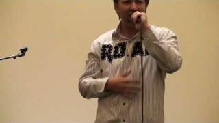 Derek Clark Rappin His Song "I Got The Power" Live at State of California Youth Forum