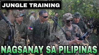 U.S. FORCES sa PILIPINAS nagsanay sa JUNGLE kasama ang PILIPINONG SUNDALO