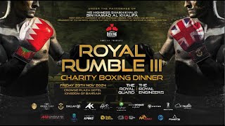 ROYAL RUMBLE lll CHARITY BOXING DINNER