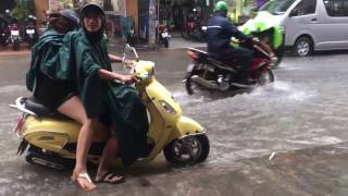Rainy Season in Ho Chi Minh City (Saigon), Vietnam