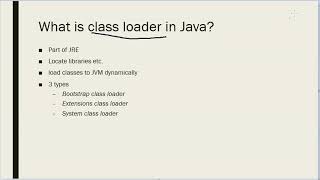 Class Loader Java