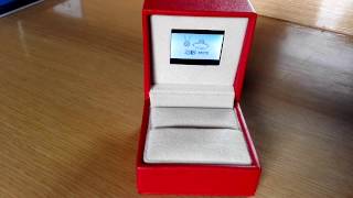 video jewelry box(ring box)