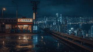 Osaka 2AM Rain 🌧️ — 90s Lofi for Deep Focus & Study