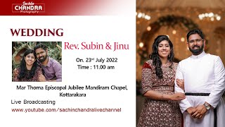Wedding  Rev. Subin & Jinu