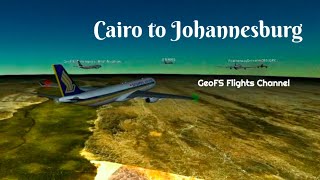 GeoFS: Cairo to Johannesburg (Cinematic) | GeoFS Flights Channel