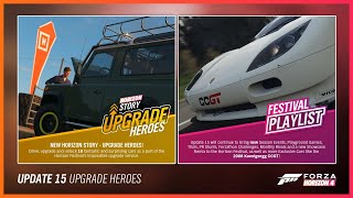 "Upgrade Heros" Story missions in Forza Horizon 4
