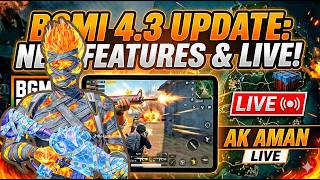 🔥 BGMI 4.3 UPDATE IPAD 11 GENERATION GAMEPLAY LIVE🔥 AK AMAN 🛑
