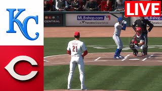 🔴 LIVE : Kansas City Royals vs Cincinnati Reds | Feb 24th Training | MLB THE SHOW 25
