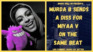 Murda B sends a diss for Miyaa V on the same beat. YGZ VS DOA #MurdaB #MiyaaV