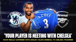 When a restaurant waiter broke the news that Ashley Cole was secretly meeting with Chelsea