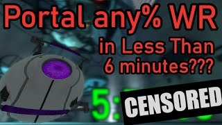 Portal any% Speedrun in 5:57! [FORMER WR]