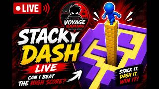 🔥 STACKY DASH LIVE 🔴 | Can I Beat The High Score? 😱