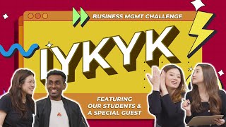 Business Management Challenge | IYKYK Episode 1