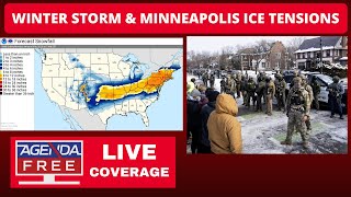 Winter Storm, Minneapolis ICE Tensions & More - LIVE Updates & Breaking News Coverage