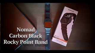 Nomad Carbon Black Rocky Point Band #apple #nomad #applewatch