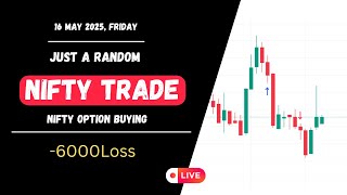 Live Trading | 16 May 2025 | Nifty Options Buying | Just A Random Trader