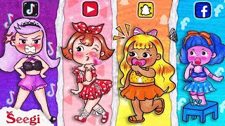 FASHION SOCIAL MEDIA TRENDS in the Beach   Stop Motion Paper   Seegi Channel