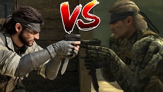 Who Has The Better CQC? | Naked Snake Vs Solid Snake