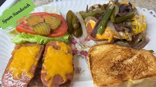 Golden Fried Spam Sandwich | Mattie's Kitchen