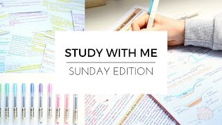 STUDY WITH ME | Sunday Edition