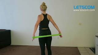 Upper Body Resistance Band Loop Workout-3  - Letscom Resistance Bands