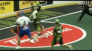 Mark Matthews plays goalie in impressive empty net save