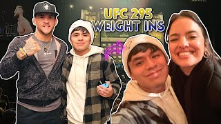 Meeting UFC Fighters + Weight ins! UFC 295