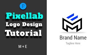 ME Logo Design | ME Letter Logo Design in Pixellab | Atulzalaedits