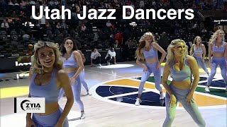 Utah Jazz Dancers - NBA Dancers - 4/6/2022 dance performance -- Jazz vs Thunder