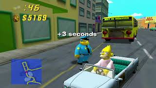 [GCN 4K] The Simpsons: Road Rage - Abe Simpsons Showcase