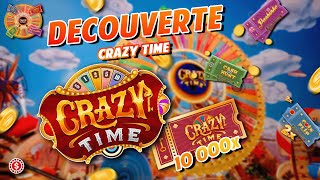 JE TESTE LE CRAZY TIME POUR LA PREMIÈRE FOIS !!! (et c’est trop bien) 🎉🎡