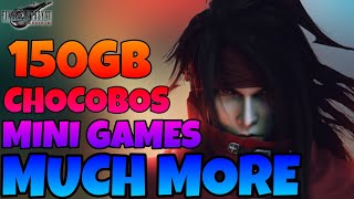 FINAL FANTASY 7 REBIRTH  IS 150GB FILE SIZE! CHOCOBOS! TONS OF NEWS!