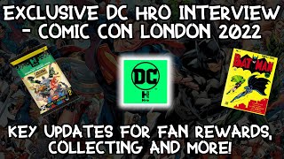 DC unlocking the Multiverse with HRO! Exclusive London Comic Con AMA - WB big updates coming! NFTs