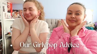 US BEING YOUR BIG SISTERS FOR 25 MINS STRAIGHT || Our Girlypop Advice || Rhi & AJ
