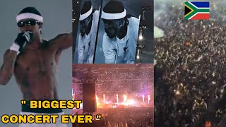 Travis Scott BIGGEST Concert Yet!! Sold Out South Africa Stadium 🇿🇦
