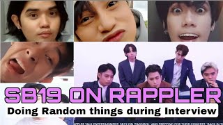 MAHALIMA NYO PAGOD NA | SB19 Being So Random During Rappler Interview (Watch Until the End)