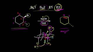 Elimination vs substitution: secondary substrate
