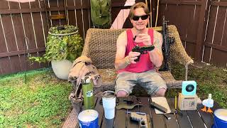 Dry fire practice with the strong tools gen 2. Physical therapy aid