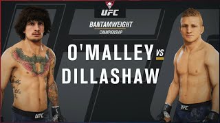 O'Malley vs. Dillashaw UFC Featherweight Championship Bout Simulation 07/10/24