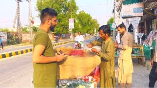 KASUR STREET FOOD VLOG || SWEET POTATO || SHAKAR KANDI || VLOG #10
