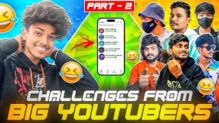 COMPLETING YOUTUBERS CHALLENGES 🔥 ధరిద్రం అంతా నా ధెగ్గరే ఉంది రో..! 😭 - PART 2 || TPG SIDHU ||