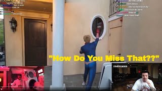 Adapt React To JasonTheWeen Missing A Rock At A Window!