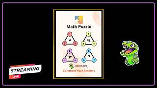 Live Math Puzzle Quiz  | Live Math Puzzle  & Riddle | IQ Test | Math Puzzle Quiz