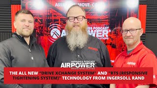 The all new “DRIVE XCHANGE SYSTEM" and "RTS (RESPONSIVE TIGHTENING SYSTEM)" tech from Ingersoll Rand
