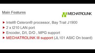 MECHATROLINK 3 PC platform