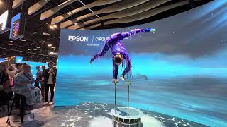 Circue du Soleil Performance and Epson - Steven Ross - 4K - UHD at Infocom 2025